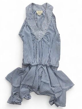 KOCH Striped Blue & White Mini Dress